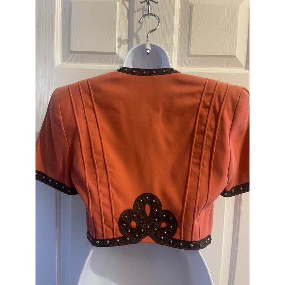 DOUBLE D RANCHWEAR Studded Bolero Jacket Size XS - Picture 2 of 4